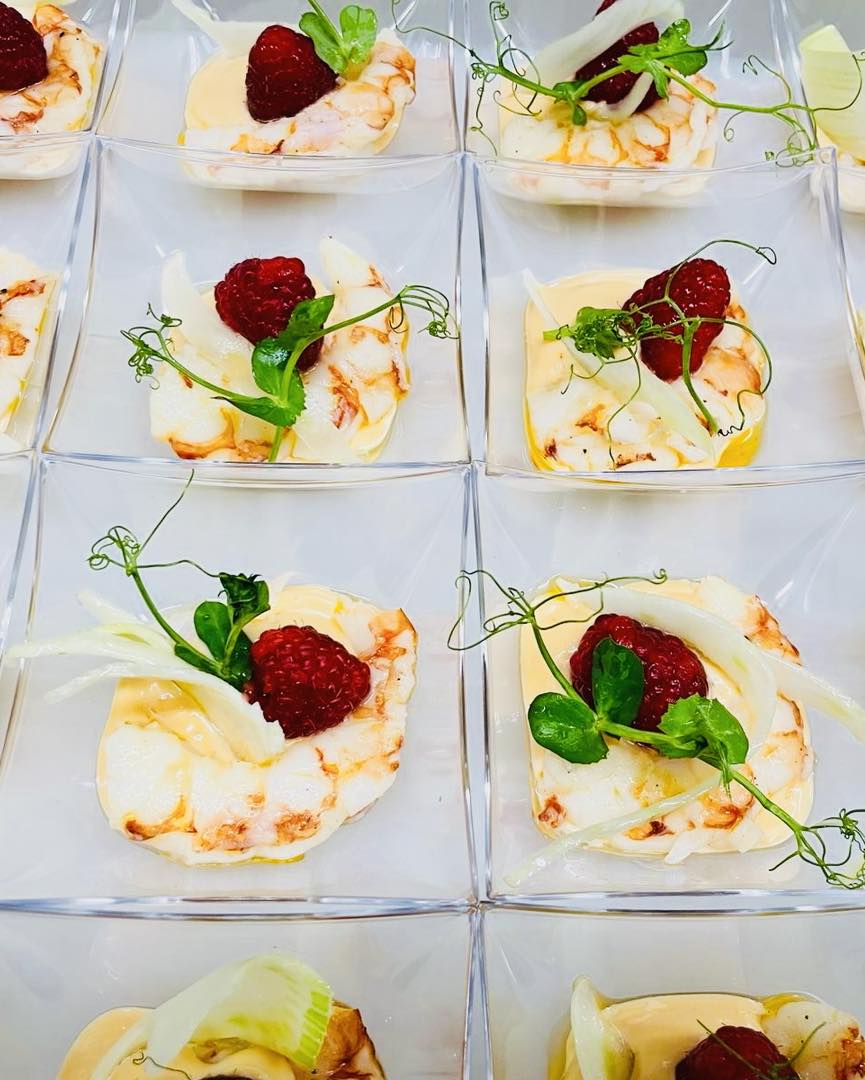 Dettaglio di un piatto gourmet